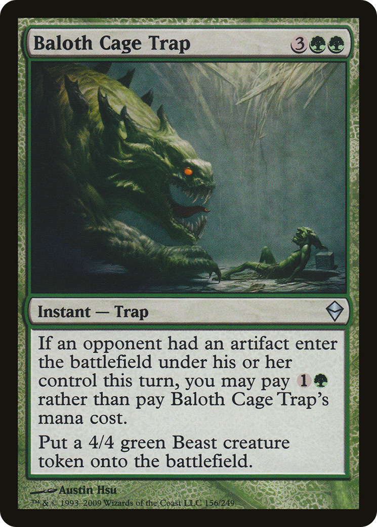 Baloth Cage Trap (ZEN-156) - Zendikar Foil