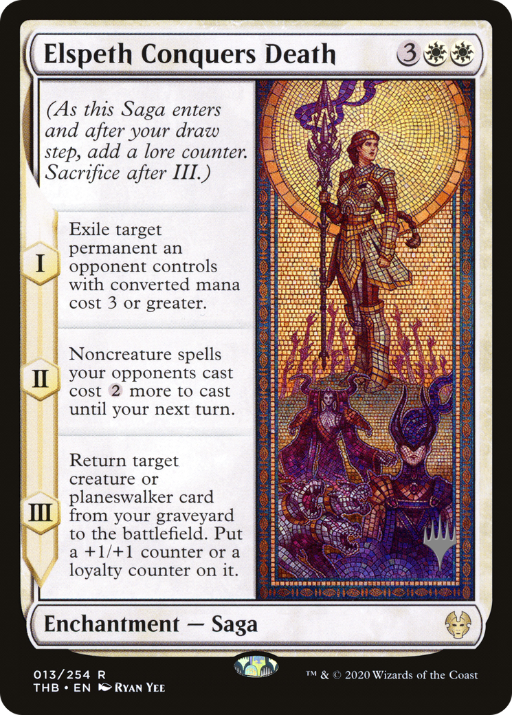 Elspeth Conquers Death (PPTHB-013) - Theros Beyond Death Promos