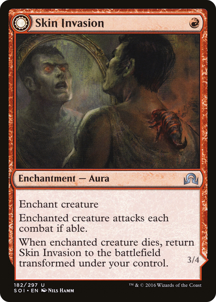 Skin Invasion (SOI-182) - Shadows over Innistrad: (Double Faced Transform)