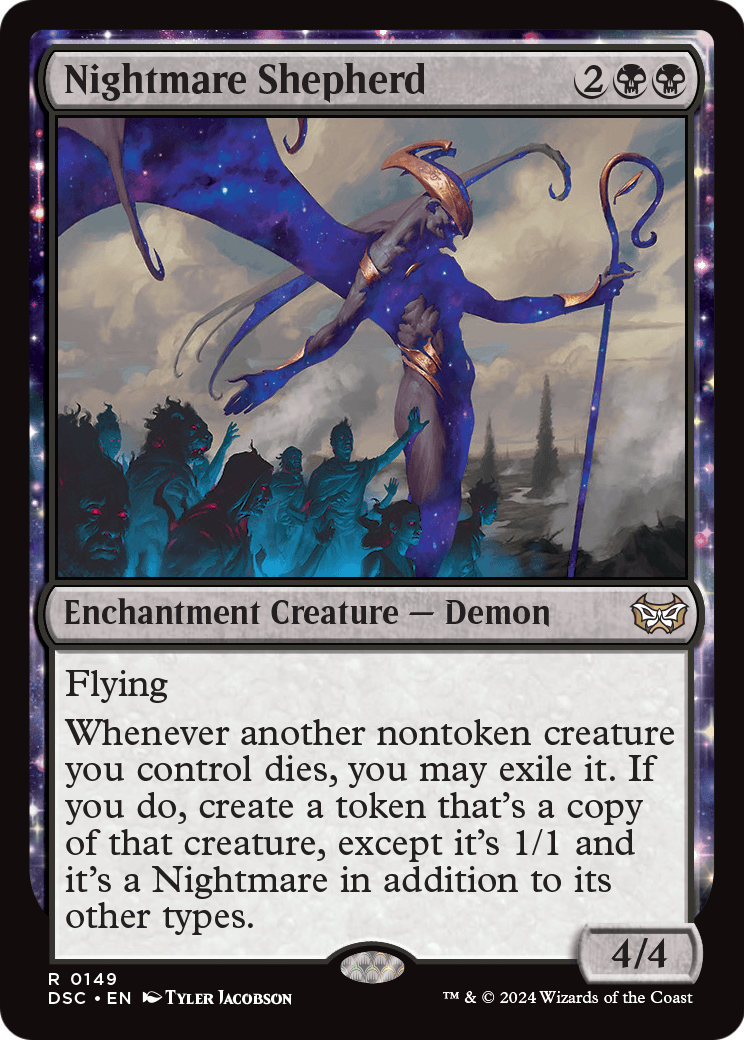 Nightmare Shepherd (DSC-149) - Duskmourn: House of Horror Commander: (enchantment)