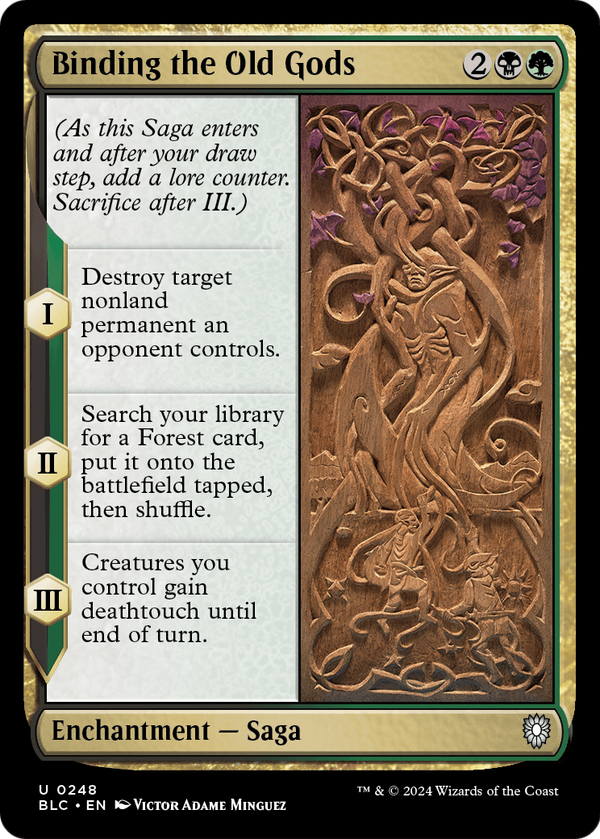 Binding the Old Gods (BLC-248) - Bloomburrow Commander