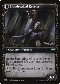 Restless Bloodseeker (Showcase) (VOW-295) - Innistrad: Crimson Vow: (Showcase, Double Faced Transform)