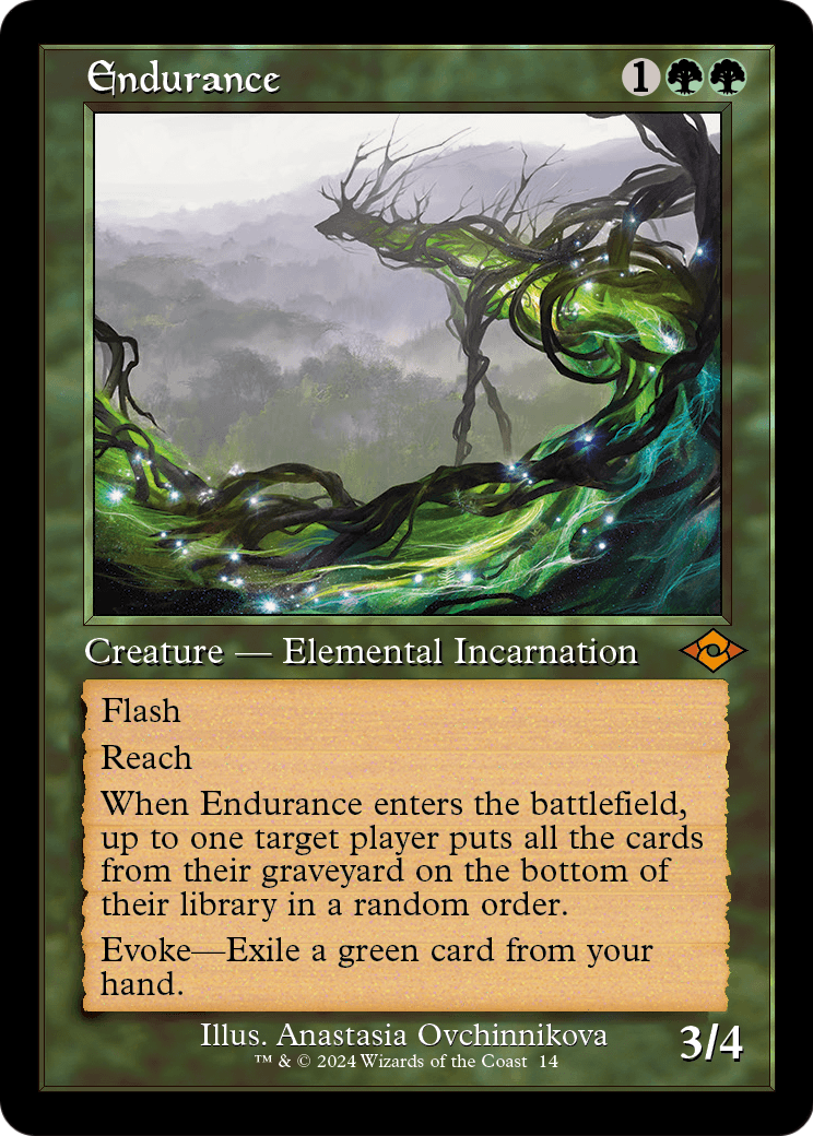 Endurance (Retro Frame) (MH2-014) - Modern Horizons 2 Timeshifts