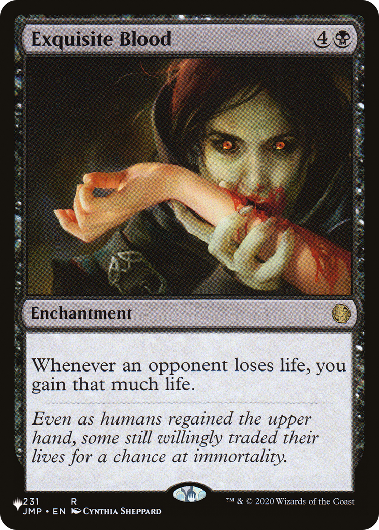 Exquisite Blood (LIST-231/078) - The List