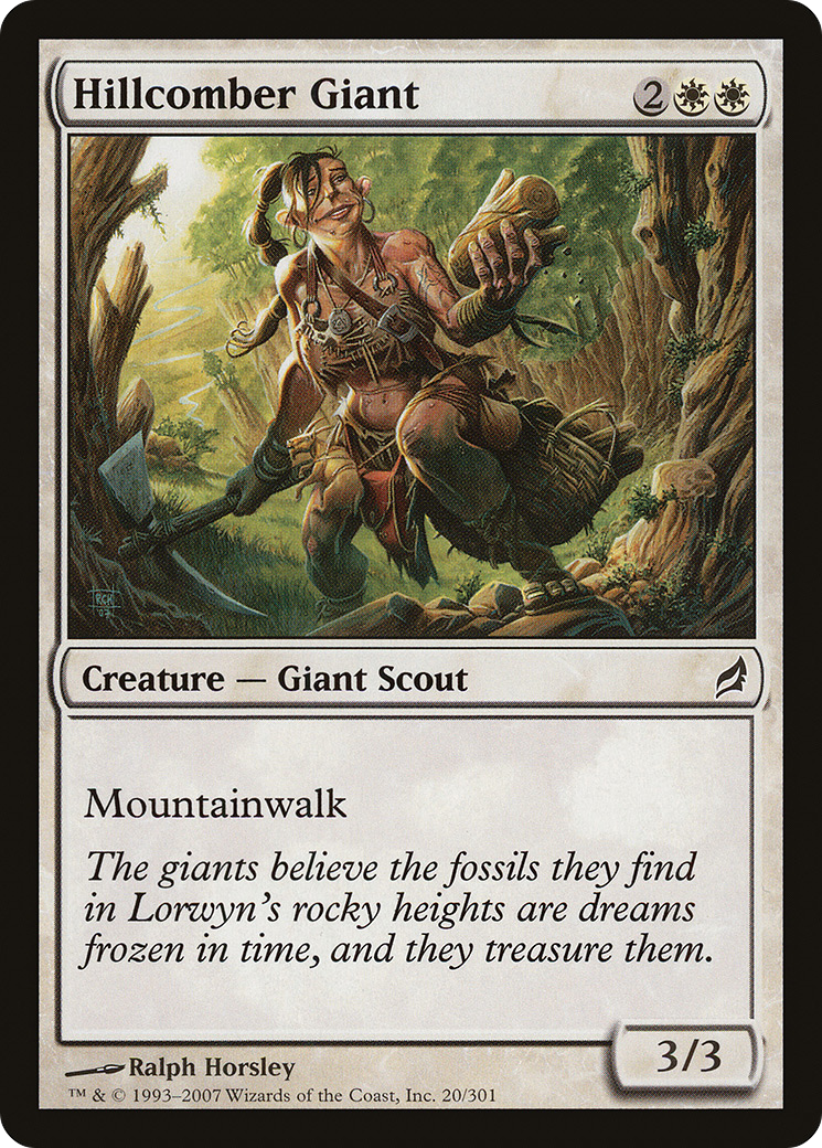 Hillcomber Giant (LRW-020) - Lorwyn Foil