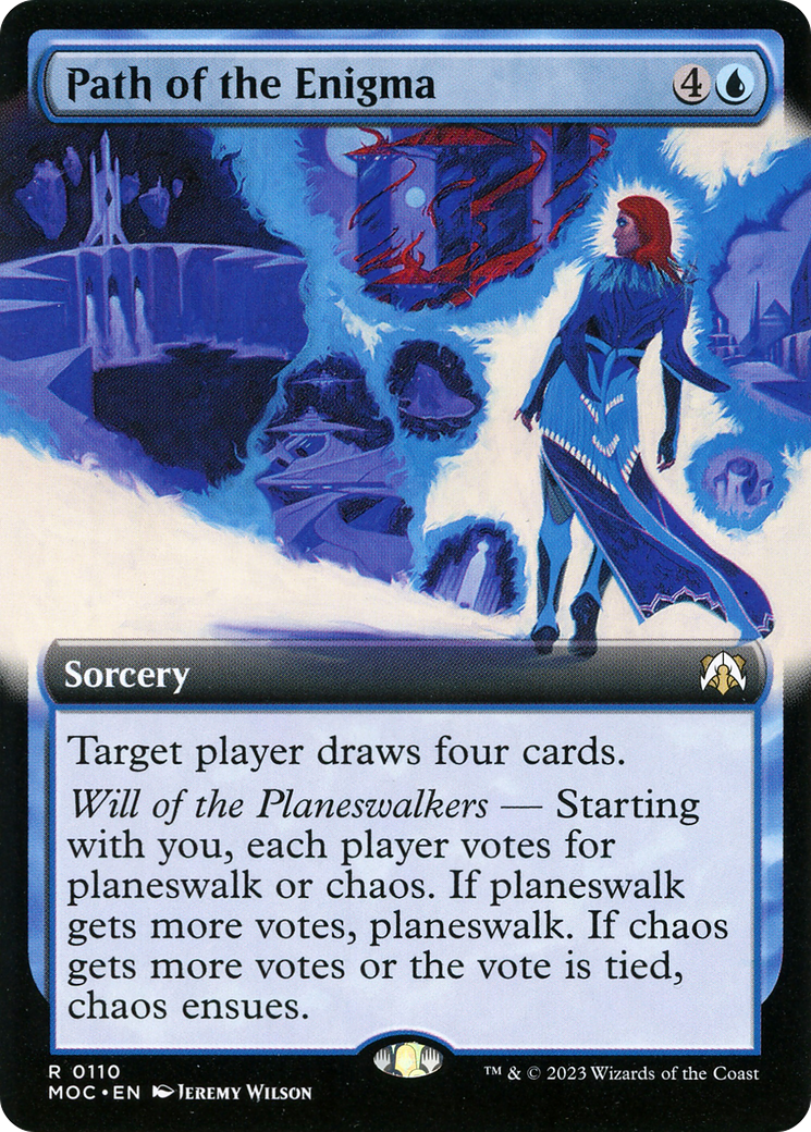 Path of the Enigma (Extended Art) (MOC-110) - March of the Machine Commander: (Extended Art)