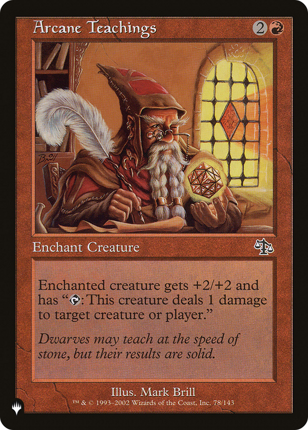 Arcane Teachings (LIST-78/143) - The List