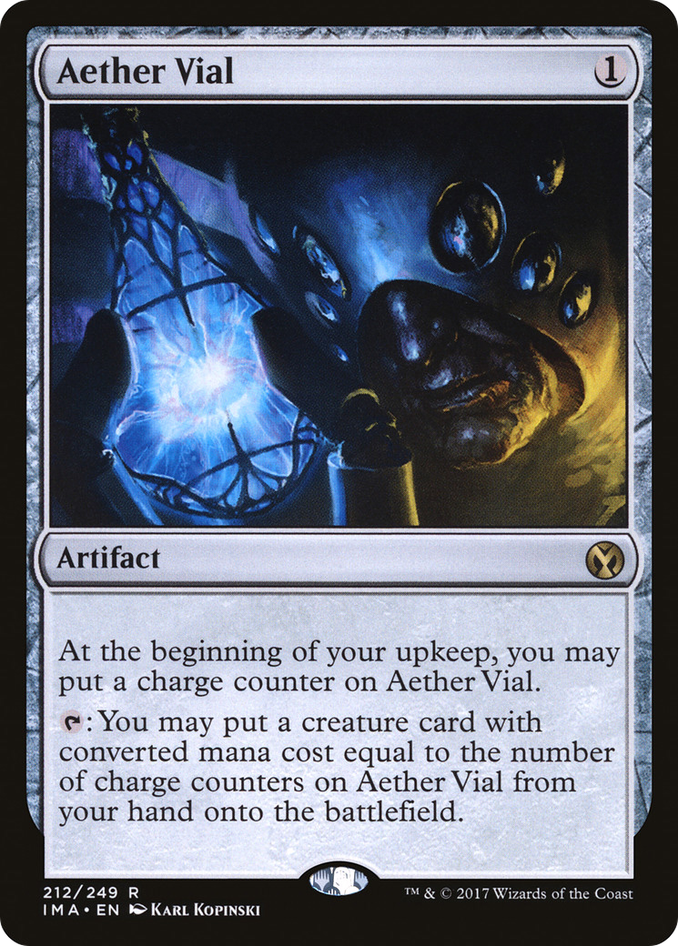 Aether Vial (IMA-212) - Iconic Masters Foil