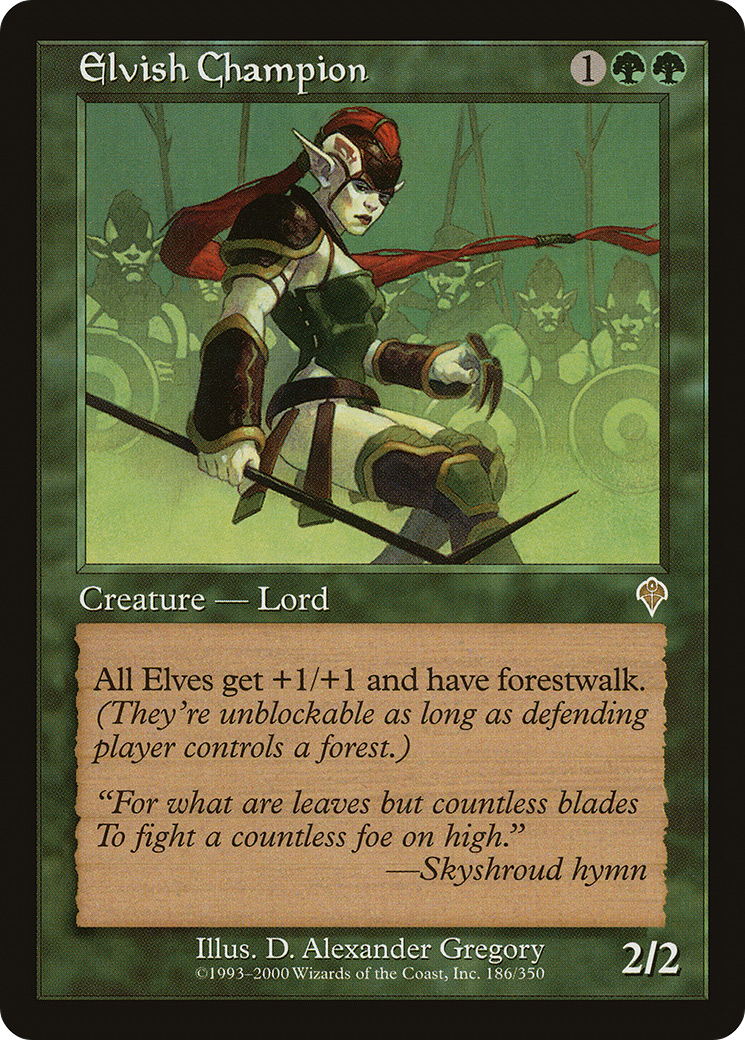 Elvish Champion (INV-186) - Invasion Foil