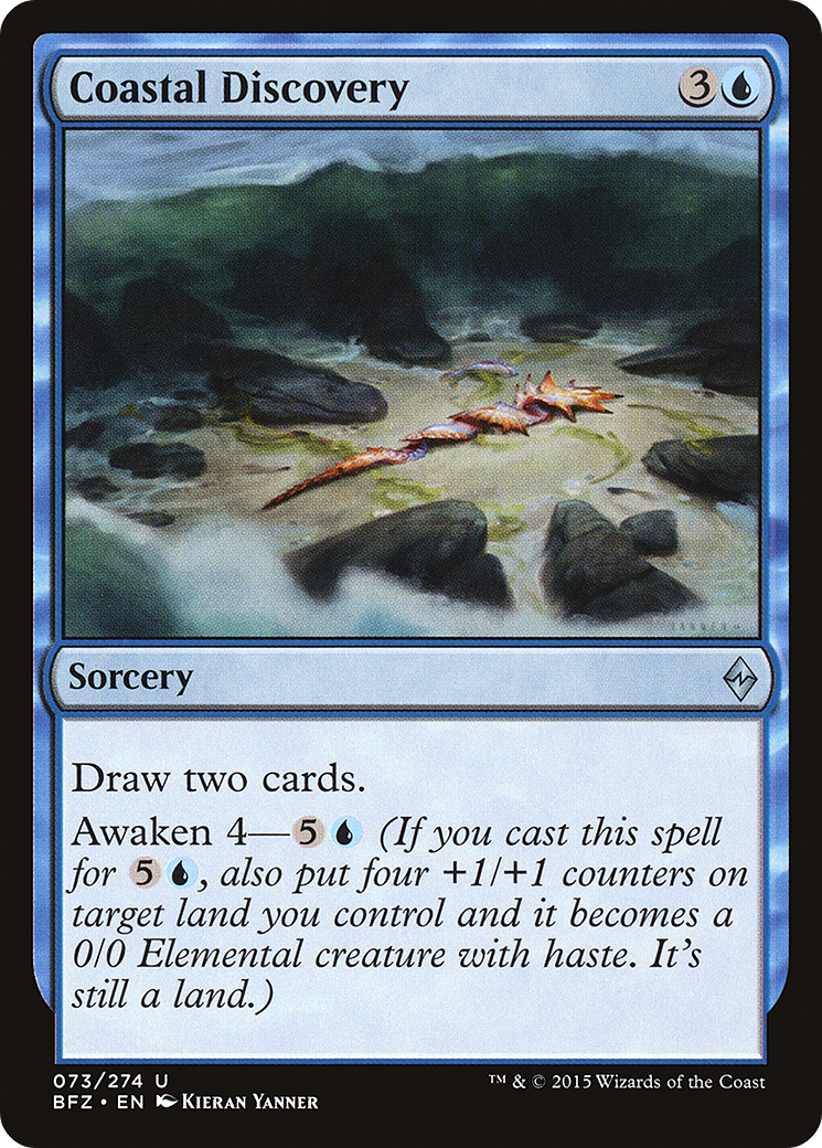 Coastal Discovery (BFZ-073) - Battle for Zendikar