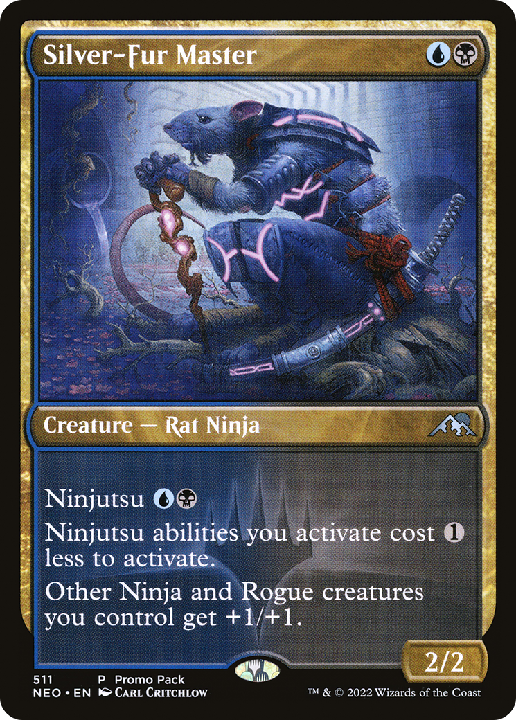Silver-Fur Master (PPNEO-511) - Kamigawa: Neon Dynasty Foil