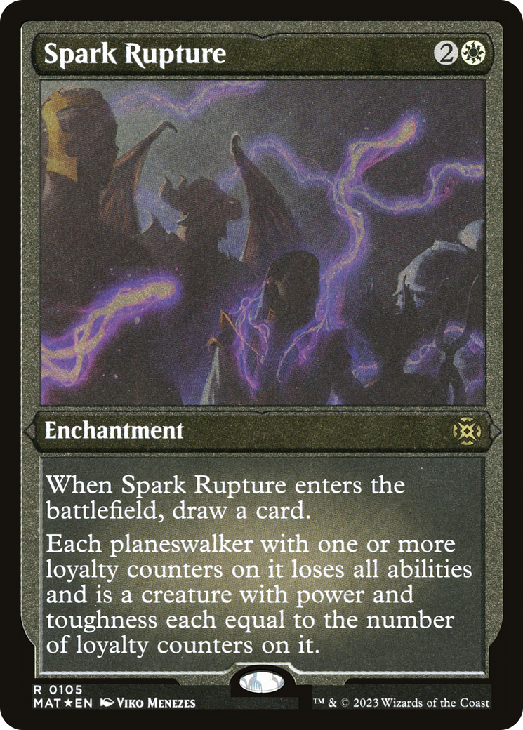Spark Rupture (Foil Etched) (MAT-105) - March of the Machine: The Aftermath Foil