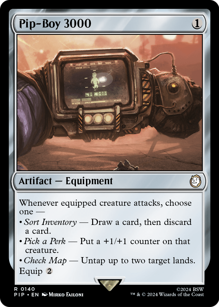 Pip-Boy 3000 (PIP-140) - Fallout Foil