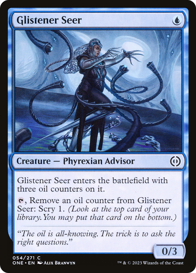 Glistener Seer (ONE-054) - Phyrexia: All Will Be One Foil