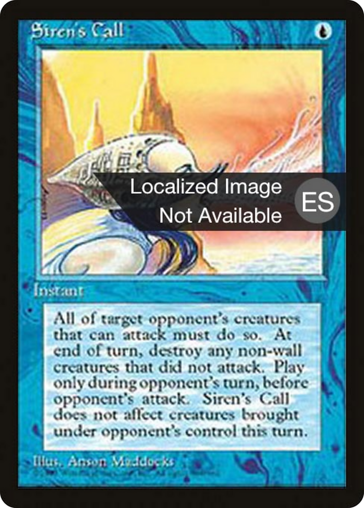 Siren's Call (4BB-) - Fourth Edition Foreign Black Border