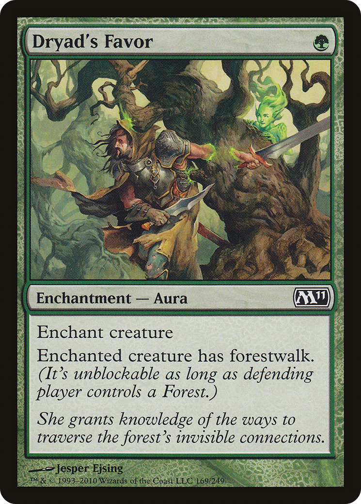 Dryad's Favor (M11-169) - Magic 2011 Foil