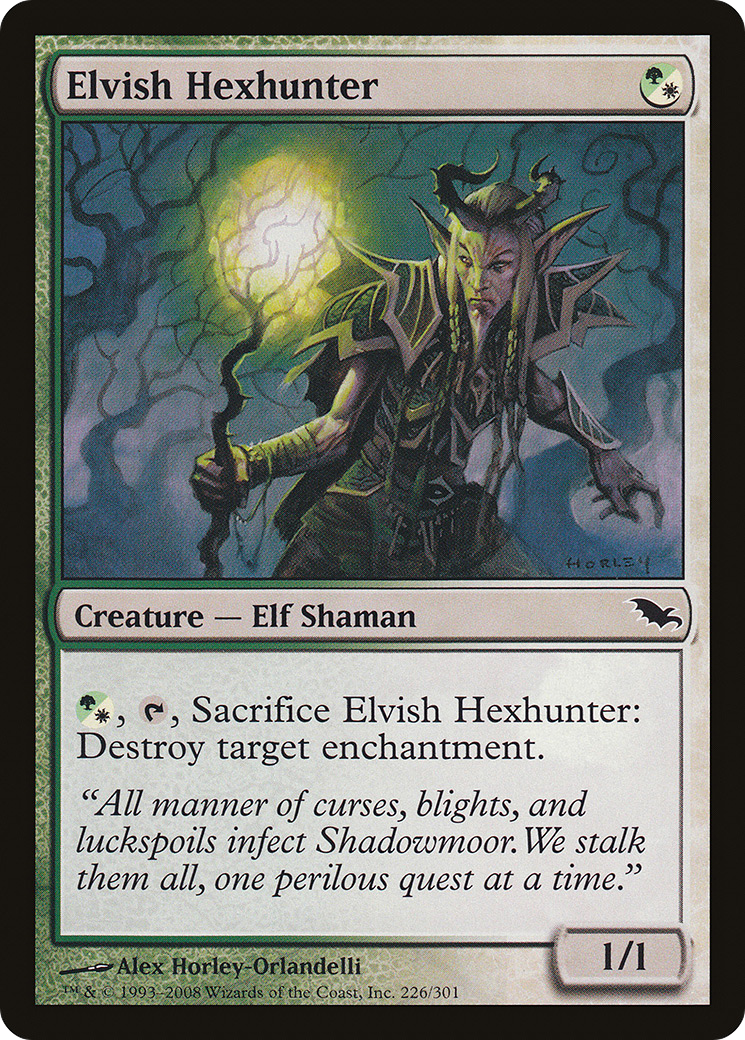 Elvish Hexhunter (SHM-226) - Shadowmoor Foil