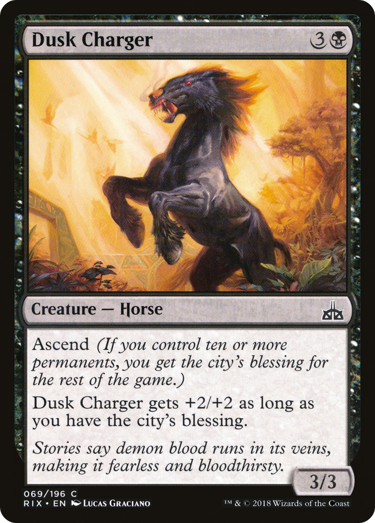 Dusk Charger (RIX-069) - Rivals of Ixalan Foil