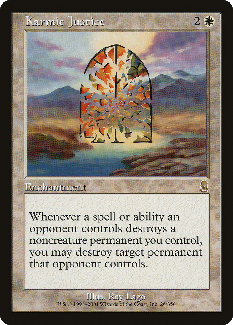Karmic Justice (ODY-026) - Odyssey Foil