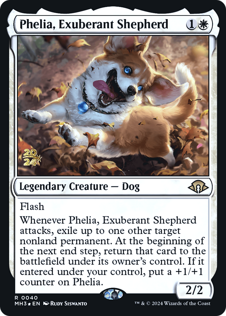 Phelia, Exuberant Shepherd (PRE-040) - Modern Horizons 3 Promos Foil