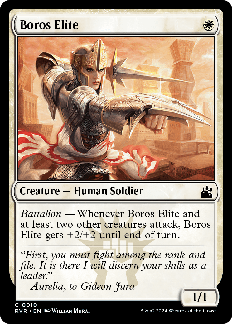 Boros Elite (RVR-010) - Ravnica Remastered Foil