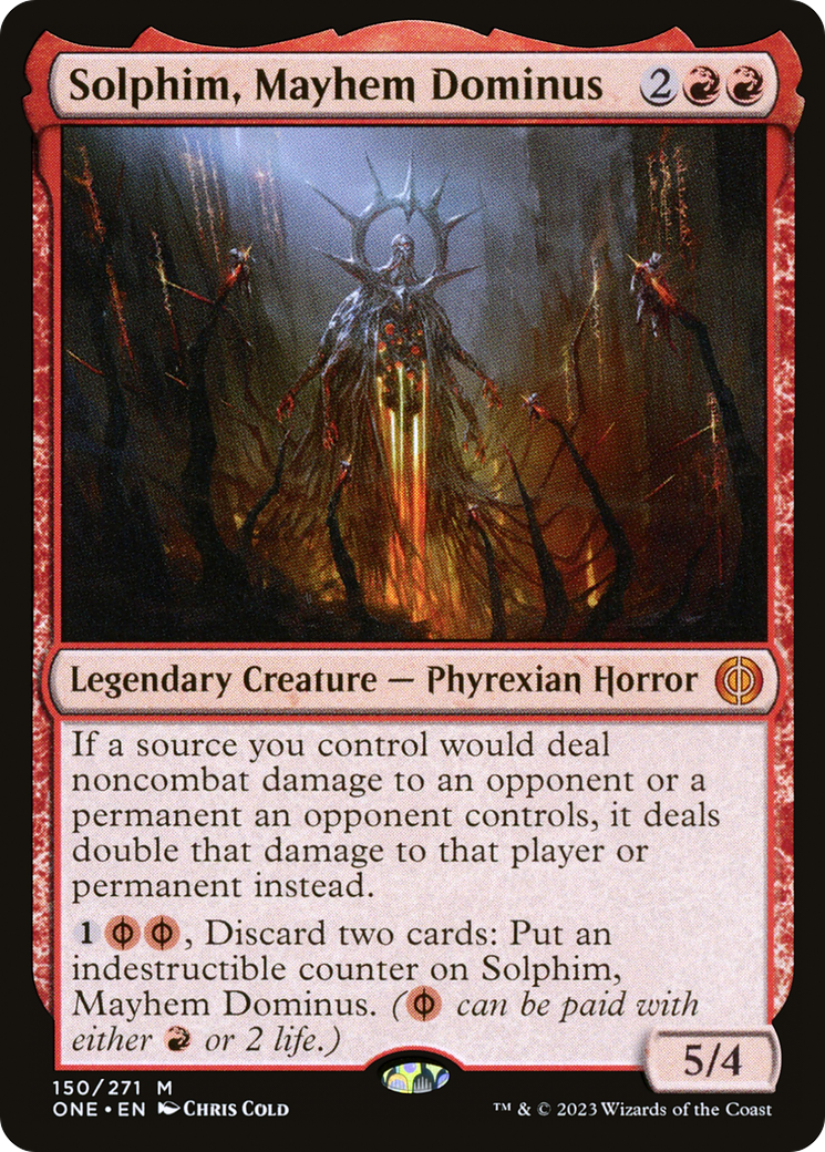 Solphim, Mayhem Dominus (ONE-150) - Phyrexia: All Will Be One Foil