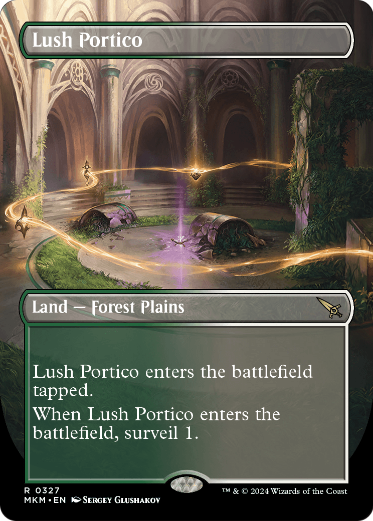 Lush Portico (Borderless) (MKM-327) - Murders at Karlov Manor