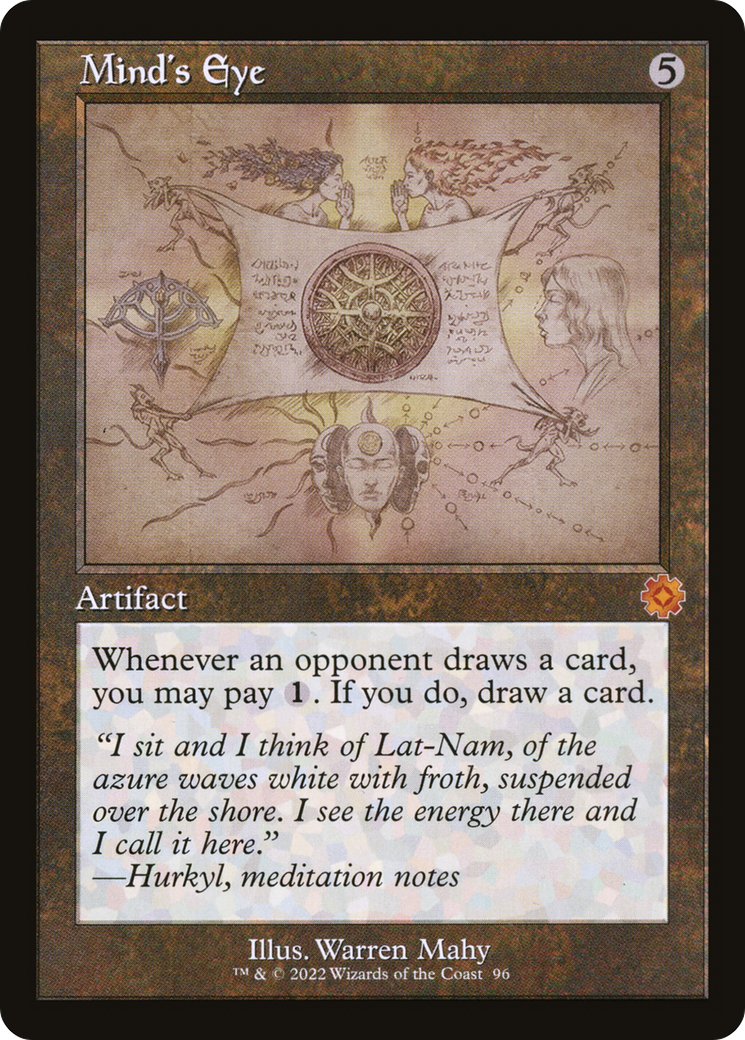 Mind's Eye (Schematic) (BRR-096) - The Brothers' War Retro Artifacts