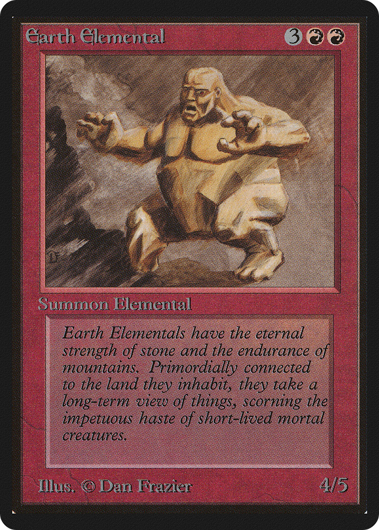 Earth Elemental (LEB-) - Limited Edition Beta
