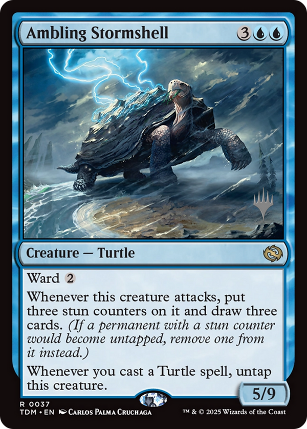 Ambling Stormshell (PPTDM-037) - Promo Pack: Tarkir: Dragonstorm