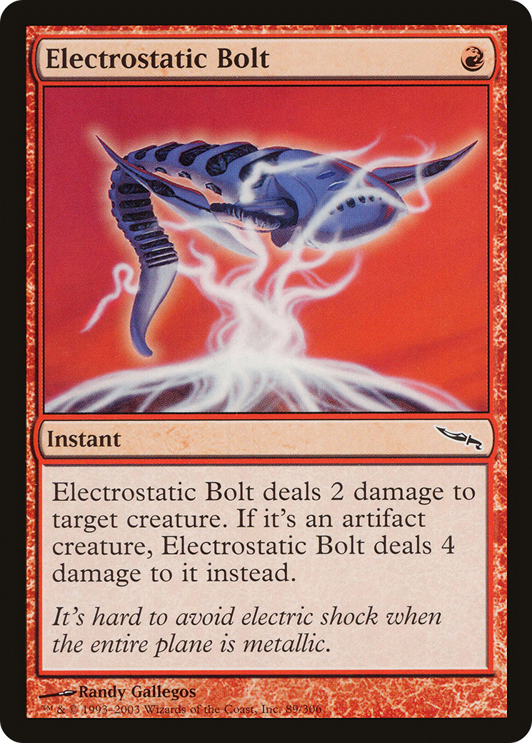 Electrostatic Bolt (MRD-089) - Mirrodin