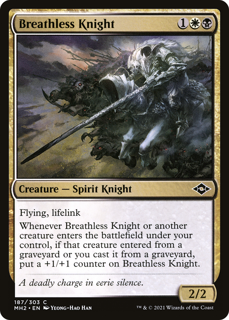 Breathless Knight (MH2-187) - Modern Horizons 2 Foil