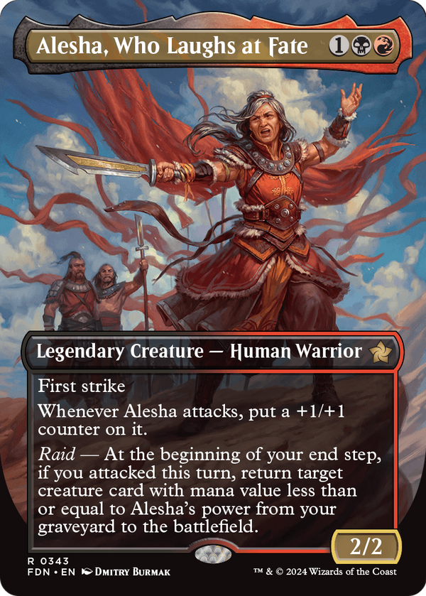 Alesha, Who Laughs at Fate (Borderless) (FDN-343) - Foundations