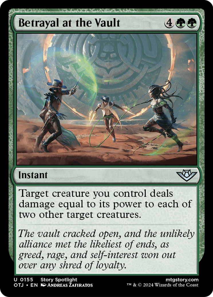Betrayal at the Vault (OTJ-155) - Outlaws of Thunder Junction Foil