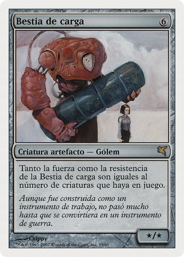 Beast of Burden (Italian) - "Bestia da Soma" (PSAL-J25) - Salvat 2005