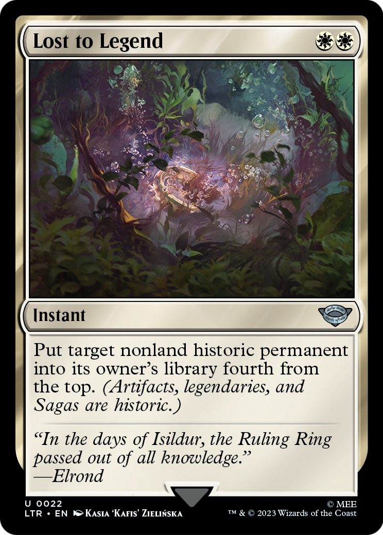 Lost to Legend (LTR-022) - The Lord of the Rings: Tales of Middle-earth Foil