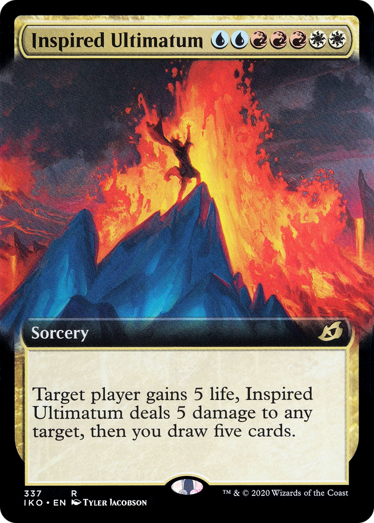 Inspired Ultimatum (Extended Art) (IKO-337) - Ikoria: Lair of Behemoths: (Extended Art)