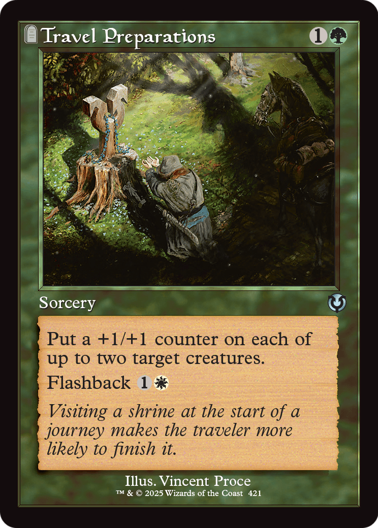 Travel Preparations (Retro Frame) (INR-421) - Innistrad Remastered: (tombstone)