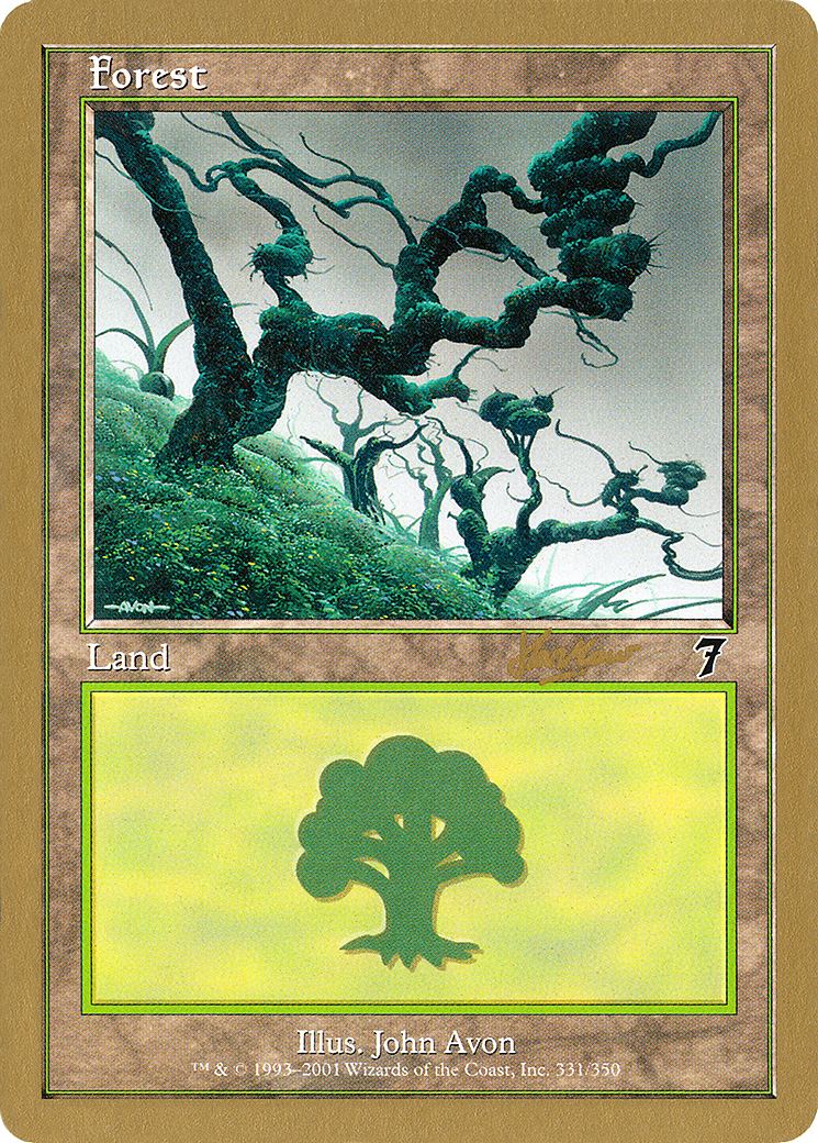 Forest (331) - 2002 Sim Han How (7ED) (WCD-) - World Championship Decks 2002