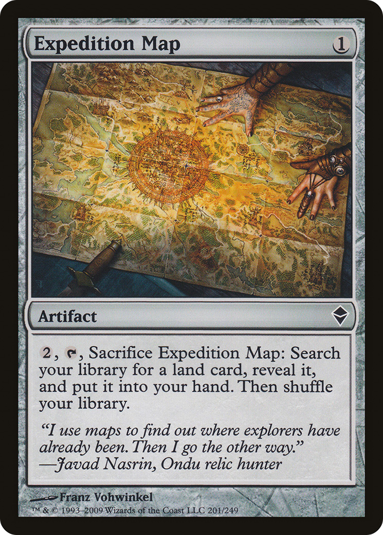 Expedition Map (ZEN-201) - Zendikar Foil
