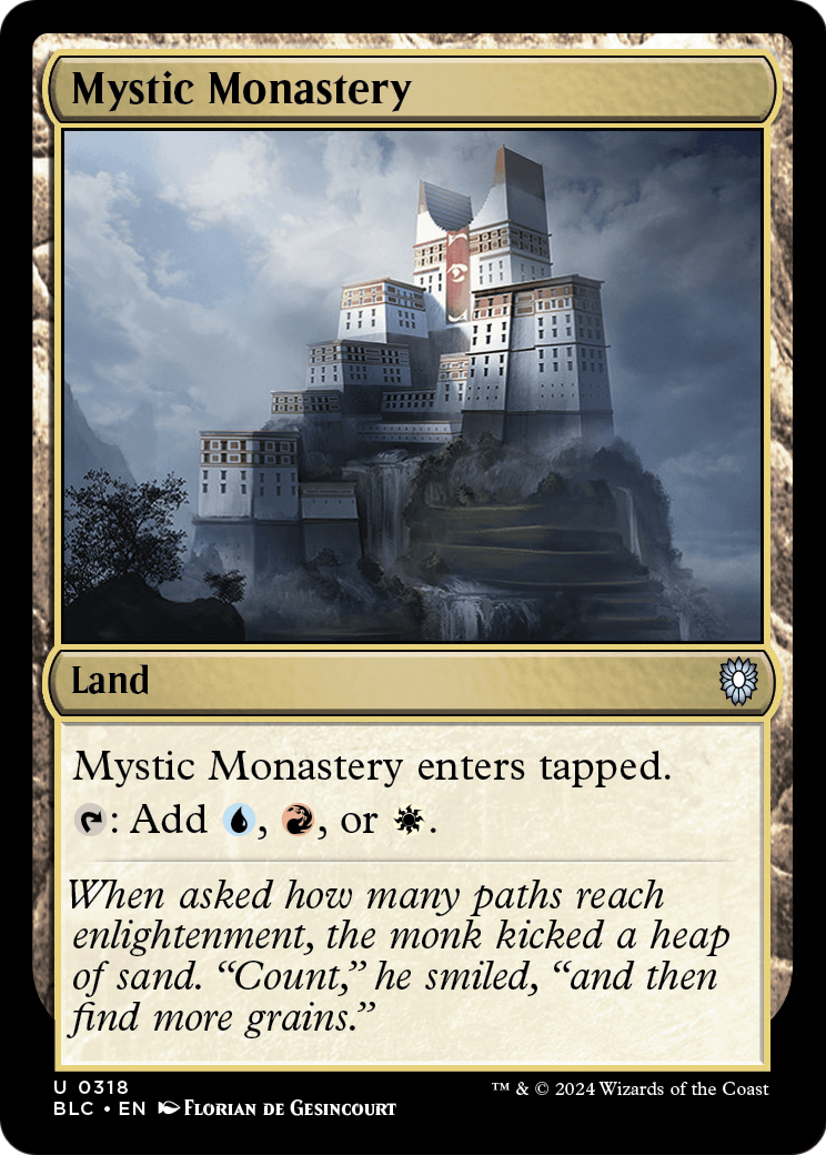Mystic Monastery (BLC-318) - Bloomburrow Commander