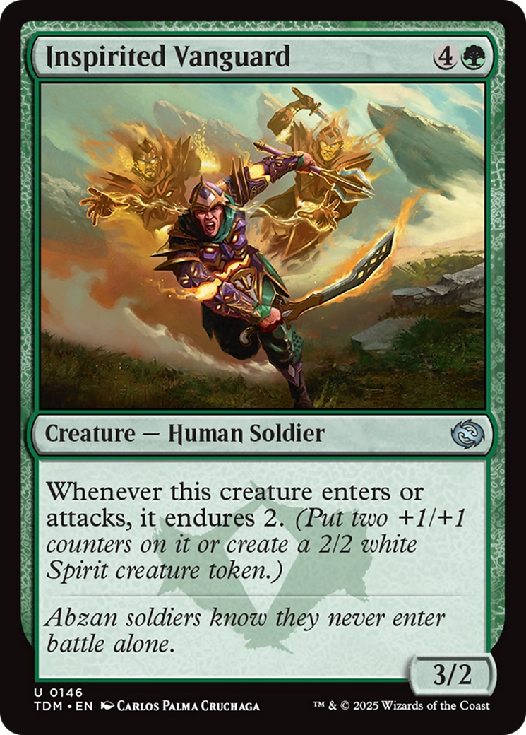 Inspirited Vanguard (TDM-146) - Tarkir: Dragonstorm