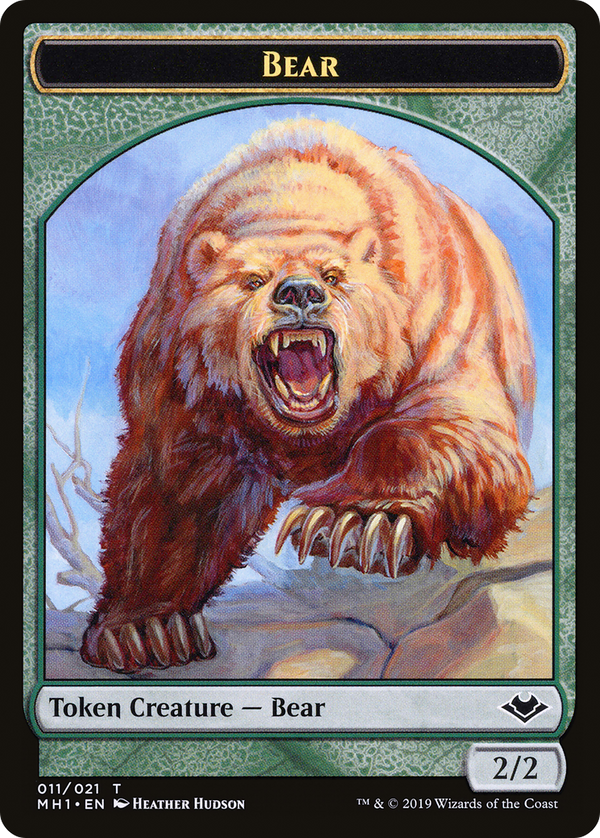 Bear (TMH1-011) - Modern Horizons Tokens Foil