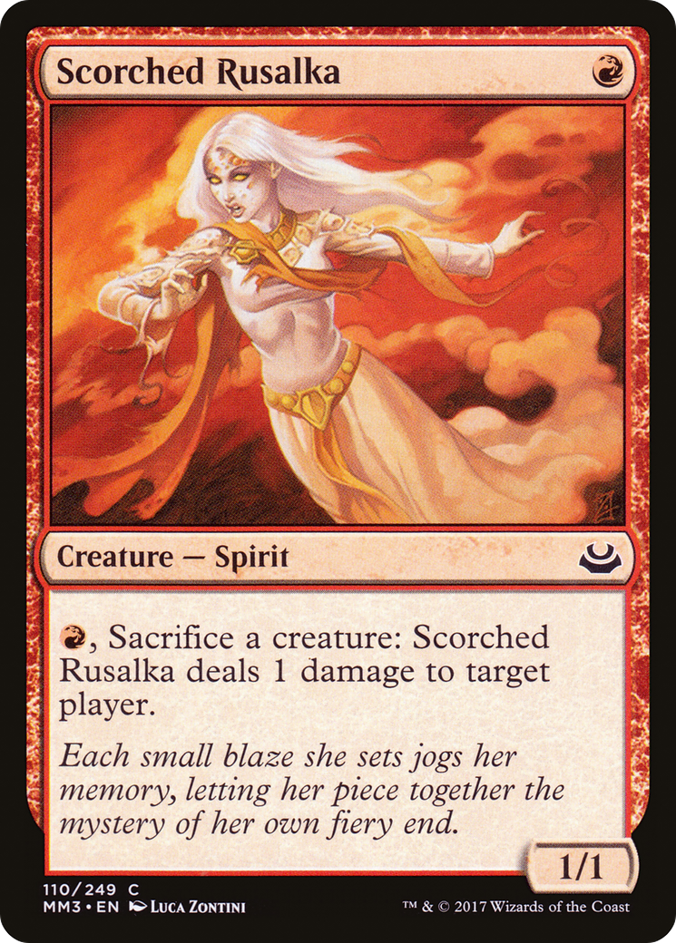 Scorched Rusalka (MM3-110) - Modern Masters 2017 Foil