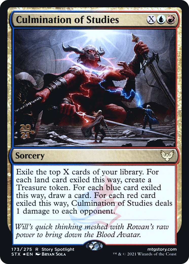 Culmination of Studies (PRE-173) - Strixhaven: School of Mages Promos Foil