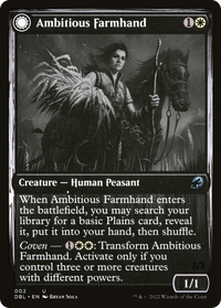 Ambitious Farmhand (DBL-002) - Innistrad: Double Feature: (Double Faced Transform) Foil