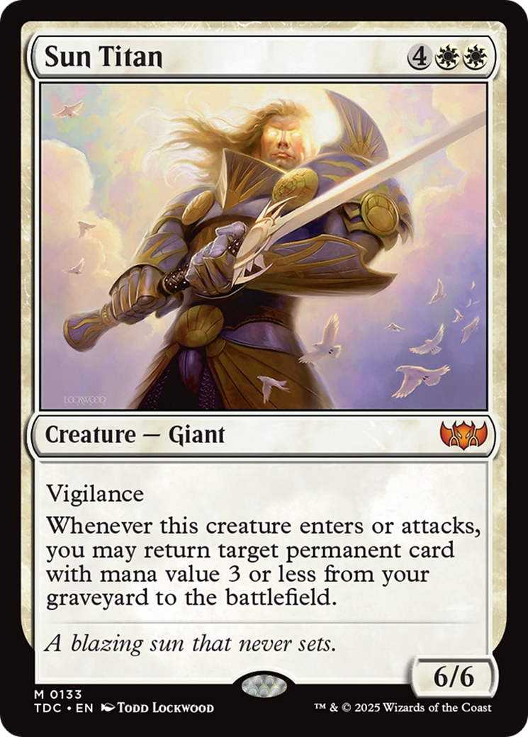 Sun Titan (TDC-133) - Commander: Tarkir: Dragonstorm