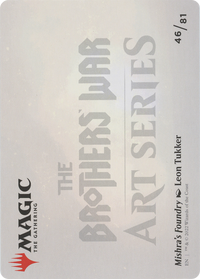 Mishra's Foundry // Mishra's Foundry (ABRO-046) - The Brothers' War Art Series (Borderless)