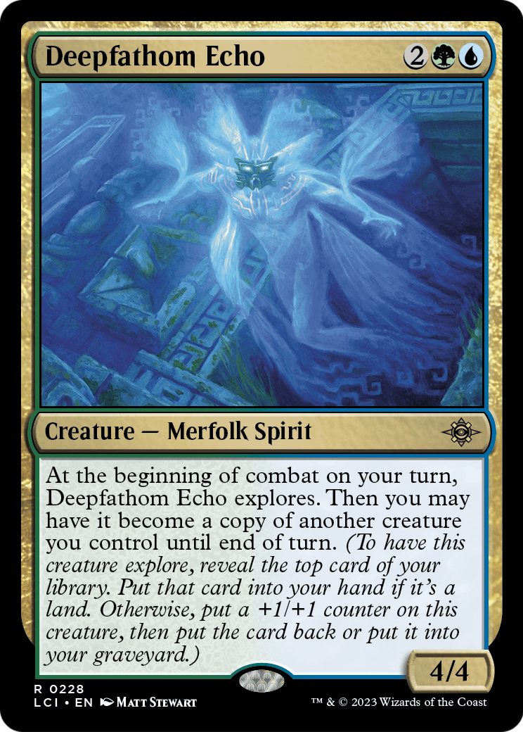 Deepfathom Echo (LCI-228) - The Lost Caverns of Ixalan