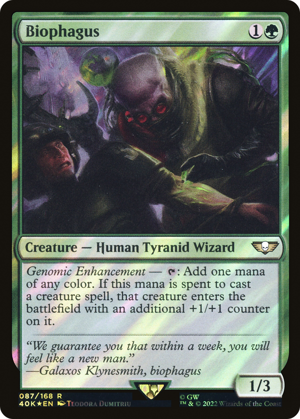 Biophagus (Surge Foil) (40K-087) - Warhammer 40,000 Commander Foil